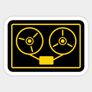 Reel to Reel Tape for Electronic Musician Sticker